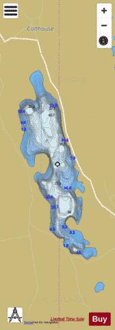 Esthwaite Water depth contour Map - i-Boating App