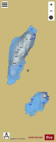 Beg ( Lough ) depth contour Map - i-Boating App