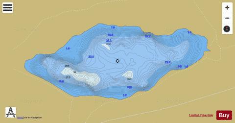 Brin ( Lough ) depth contour Map - i-Boating App