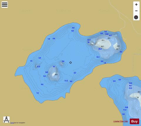 Namona ( Lough ) depth contour Map - i-Boating App