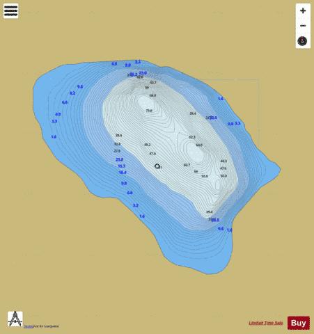 Duff ( Lough ) depth contour Map - i-Boating App