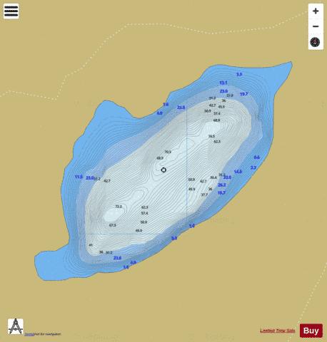 Gouragh ( Lough ) depth contour Map - i-Boating App