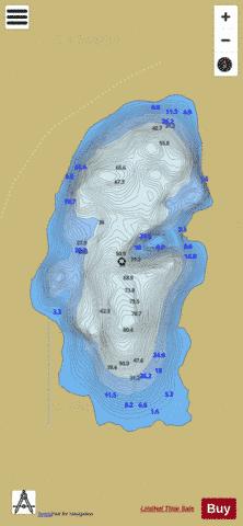Callee ( Lough ) depth contour Map - i-Boating App