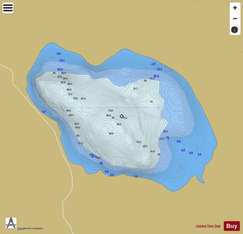 Anscaul (Loch) or Loch an Scail depth contour Map - i-Boating App