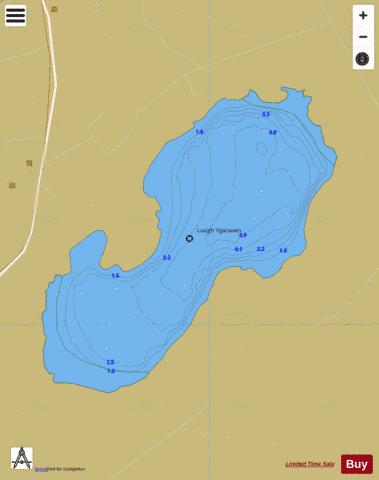 Yganavan ( Lough ) depth contour Map - i-Boating App