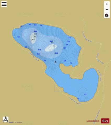Cam ( Loch ) depth contour Map - i-Boating App