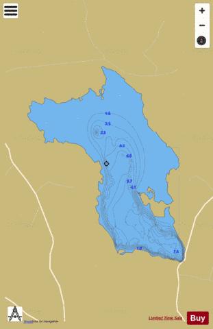 Funshinagh ( Lough ) depth contour Map - i-Boating App