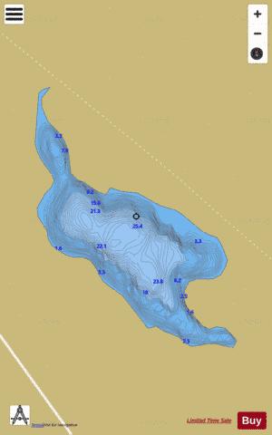 Parkyflaherty ( Lough ) depth contour Map - i-Boating App