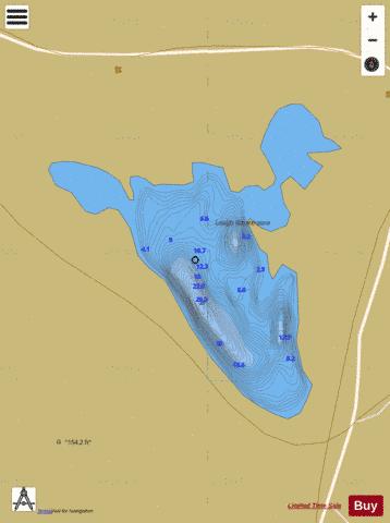 Illauntrasna (Lough) depth contour Map - i-Boating App