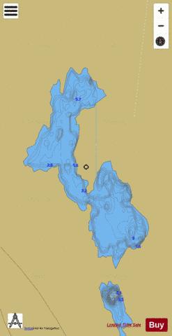 Loughaunultera depth contour Map - i-Boating App