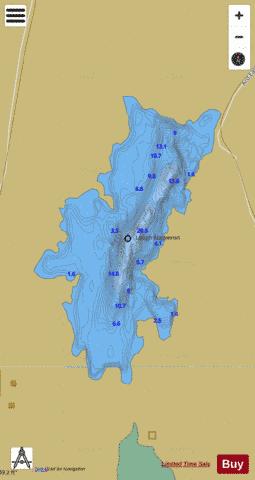 na gCaor ( Loch ) depth contour Map - i-Boating App