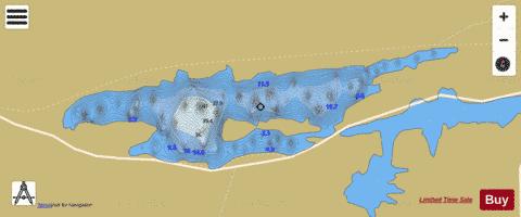 Shindilla ( Lough ) depth contour Map - i-Boating App