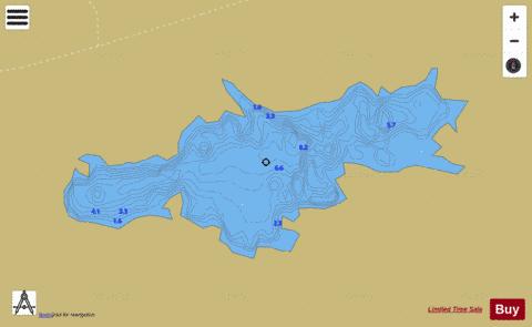 Nambrackkeagh ( Lough ) depth contour Map - i-Boating App
