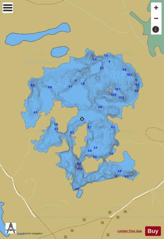 Anaserd ( Lough ) depth contour Map - i-Boating App