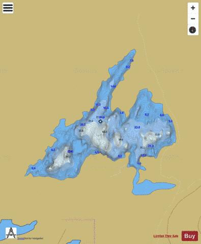 Invernagleragh ( Lough ) depth contour Map - i-Boating App