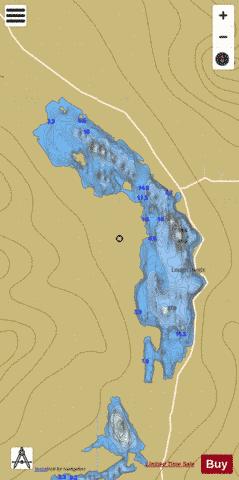 Inagh ( Lough ) depth contour Map - i-Boating App