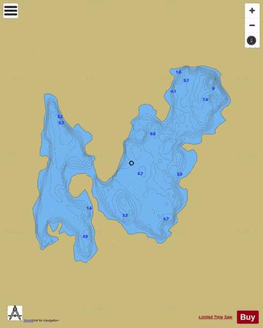 Bealacooan ( Lough ) depth contour Map - i-Boating App
