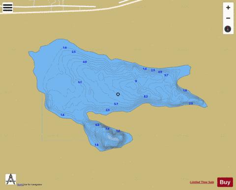 Chluain Toipin ( Loch ) depth contour Map - i-Boating App