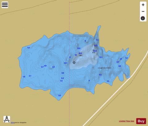 Aconeera or Loch Conaortha ( Lough ) depth contour Map - i-Boating App