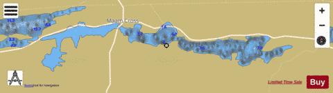 Ardderry Lough depth contour Map - i-Boating App
