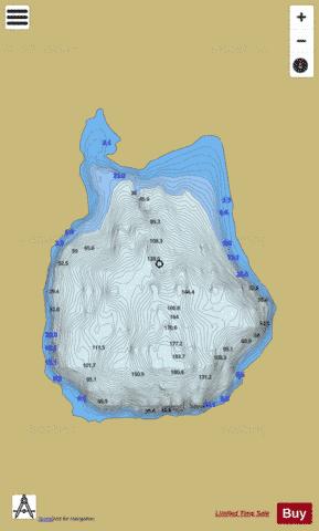 Glenawough ( Lough ) depth contour Map - i-Boating App