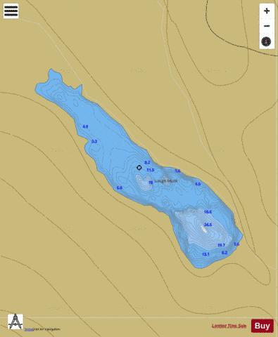 Muck ( Lough ) depth contour Map - i-Boating App