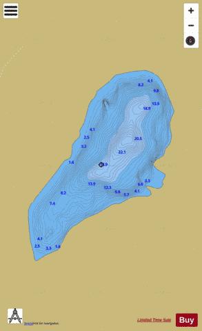 Anarry ( Lough ) depth contour Map - i-Boating App