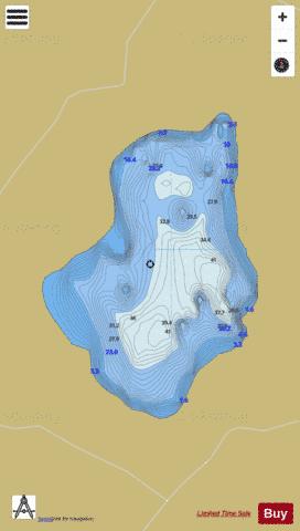 Killcoran Lough depth contour Map - i-Boating App