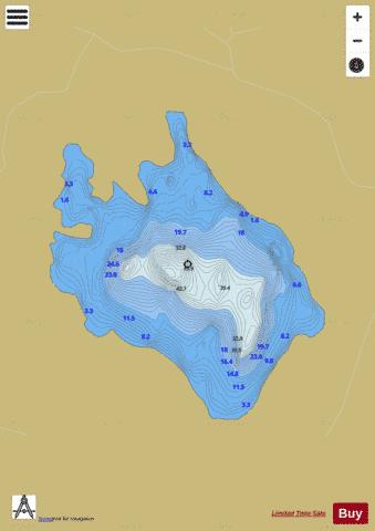Avaghon ( Lough ) depth contour Map - i-Boating App