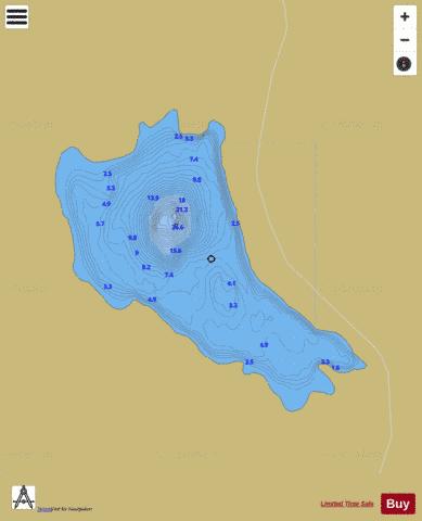 Creeve Lake depth contour Map - i-Boating App