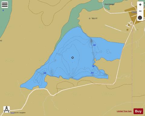 New Lake depth contour Map - i-Boating App