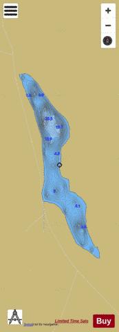Keel ( Lough ) depth contour Map - i-Boating App