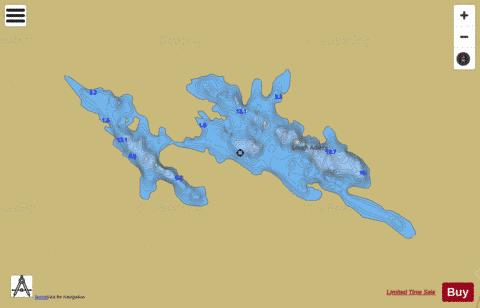 Aderry ( Lough ) depth contour Map - i-Boating App