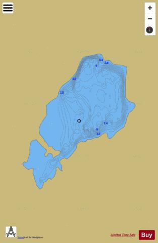 Croangar ( Lough ) depth contour Map - i-Boating App