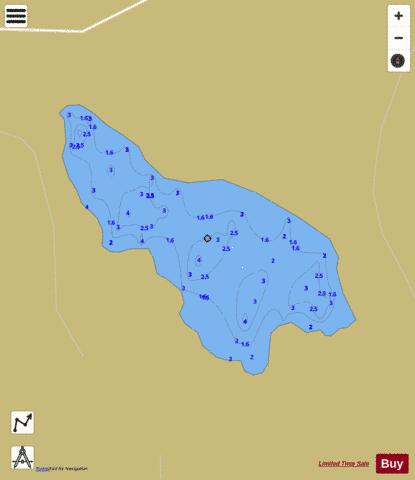 Bogton Loch (Doon Basin) depth contour Map - i-Boating App