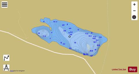 Balgavies Loch (Lunan Basin) depth contour Map - i-Boating App