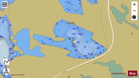 Loch Nan Geireann depth contour Map - i-Boating App