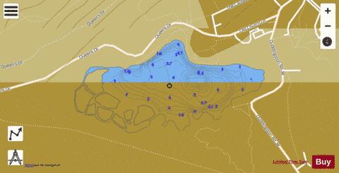 Duddingston Loch depth contour Map - i-Boating App