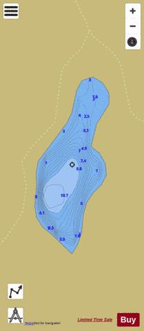 Loch Scoly (Tay Basin) depth contour Map - i-Boating App