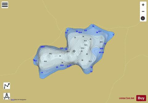 Loch Kennard (Tay Basin) depth contour Map - i-Boating App