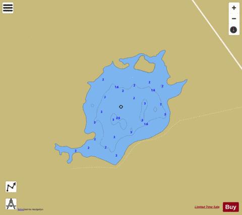 Loch Bog / Stormont Loch depth contour Map - i-Boating App