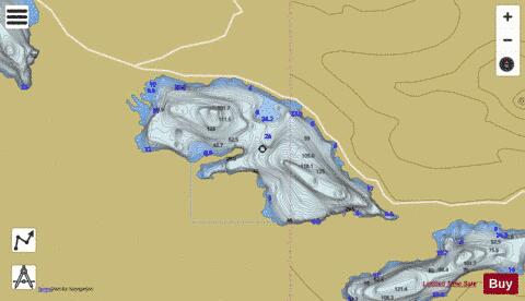 Loch Bad A Ghaill depth contour Map - i-Boating App