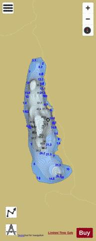 Loch Builg depth contour Map - i-Boating App
