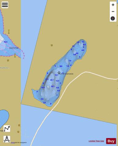 Loch Of Snarravoe depth contour Map - i-Boating App