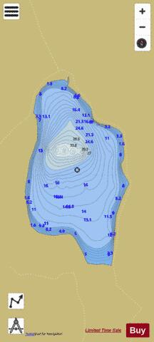 Portmore Loch (Forth Basin) depth contour Map - i-Boating App