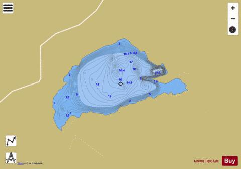 Harperrig Reservoir (Forth Basin) depth contour Map - i-Boating App