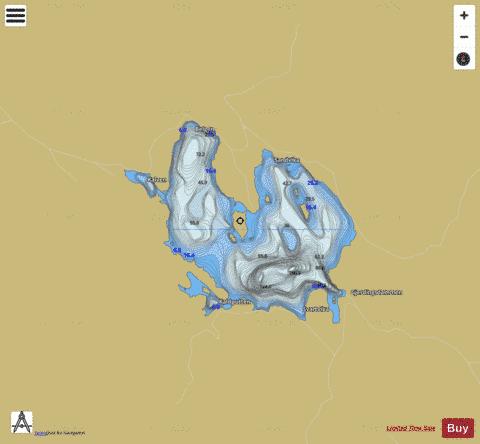 Gjerdingen depth contour Map - i-Boating App
