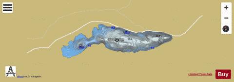 Vassfjorden depth contour Map - i-Boating App