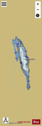 Smettevatnet depth contour Map - i-Boating App