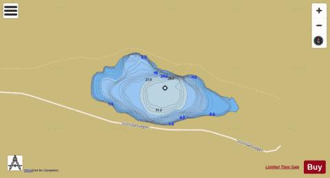 Dalsvatnet depth contour Map - i-Boating App